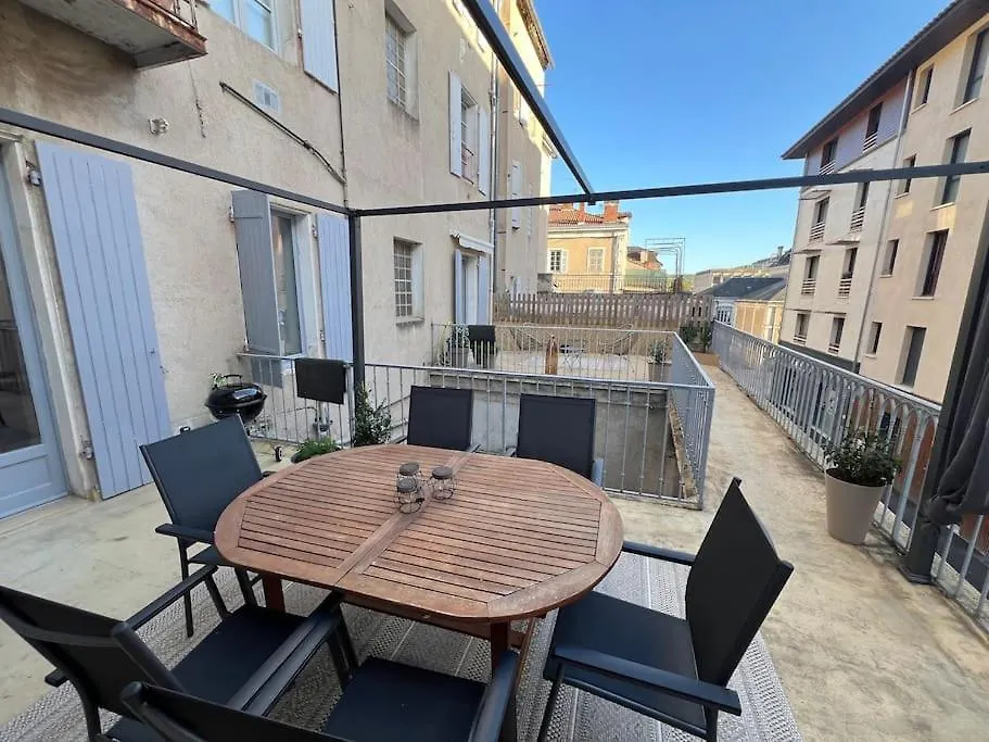 Coeur De Ville, Garage Prive Et Gratuit Avec Terrasse ! Cahors Apartment